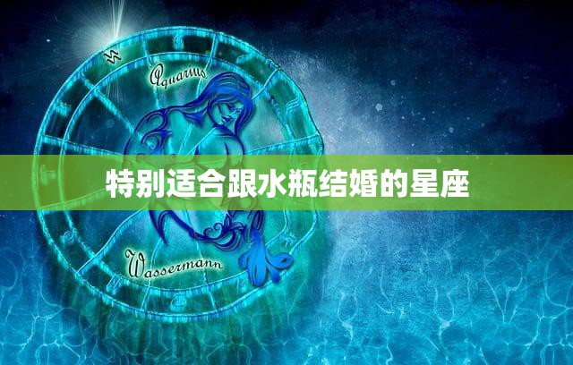 特别适合跟水瓶结婚的星座(完美匹配天秤座)