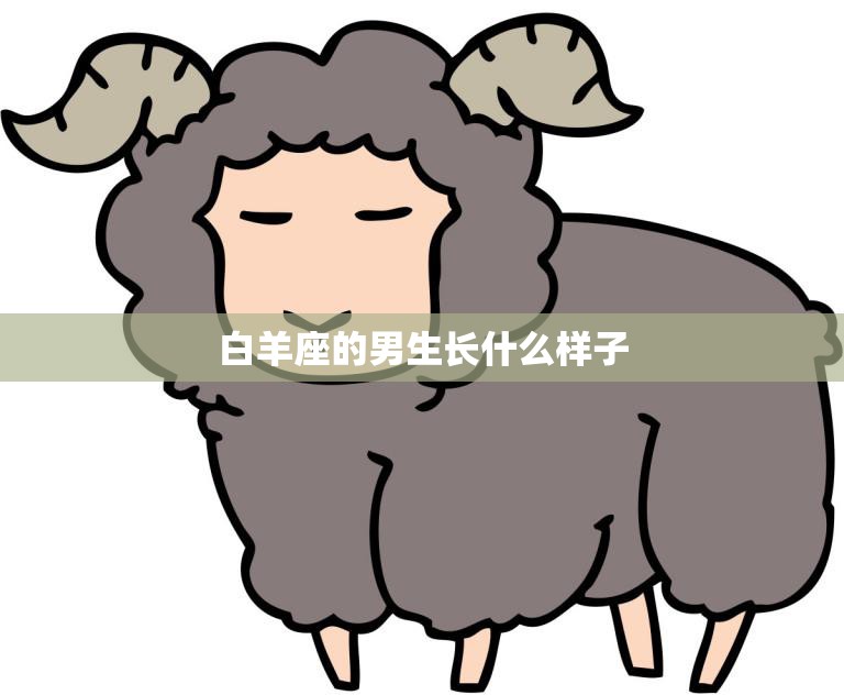 白羊座的男生长什么样子(性格爽朗外表阳刚个性独立自主)