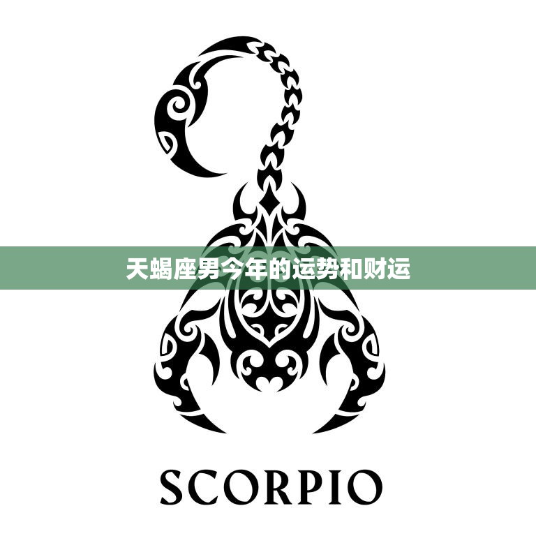 天蝎座男今年的运势和财运(财源滚滚事业顺风)