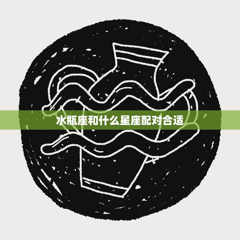 水瓶座和什么星座配对合适(最佳星座组合大揭秘)