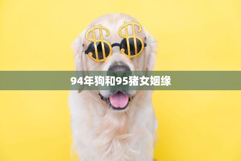 94年狗和95猪女姻缘(天作之合幸福)