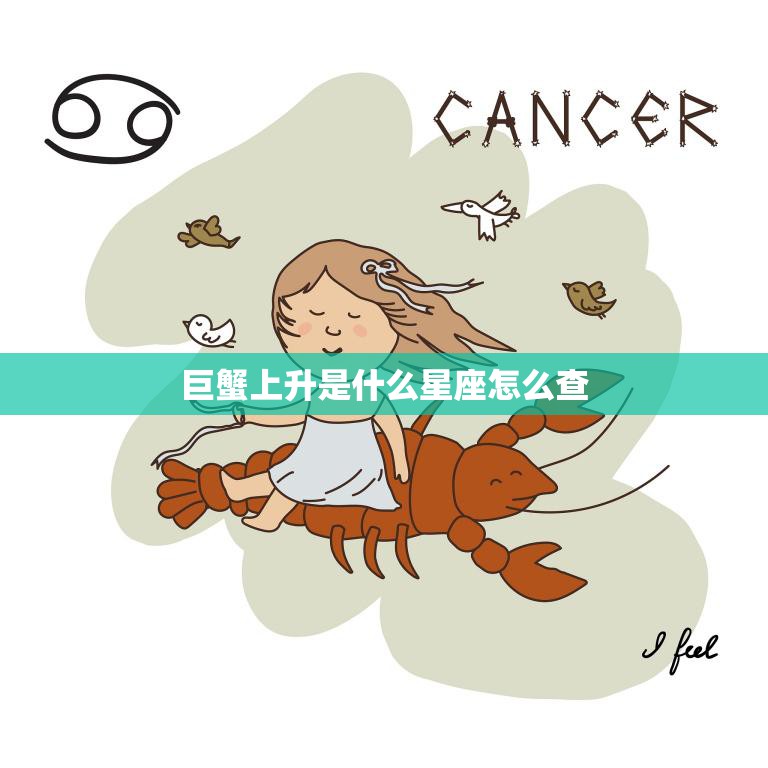 巨蟹上升是什么星座怎么查(详解巨蟹座上升的特点和查询方法)