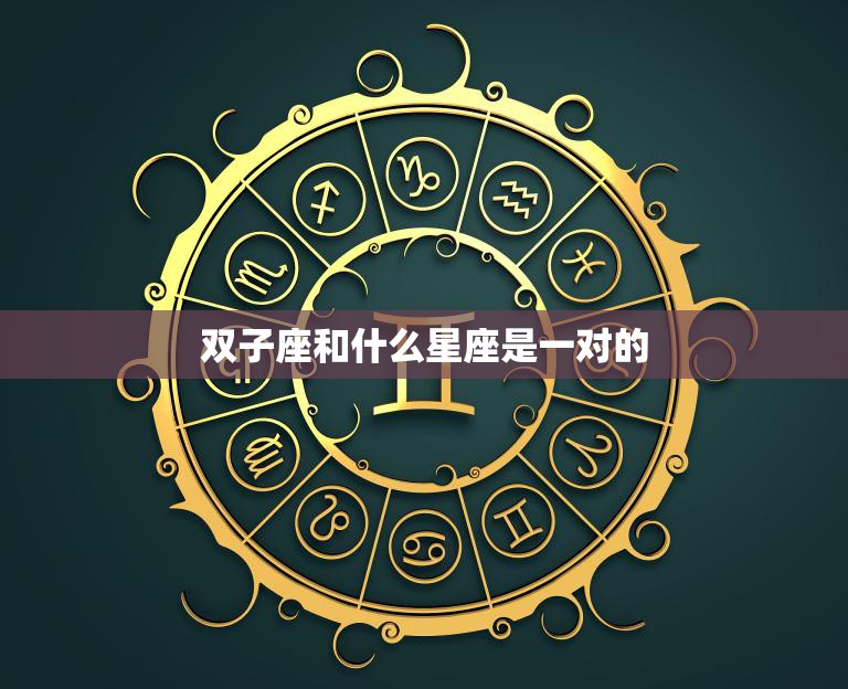 双子座和什么星座是一对的(完美匹配)
