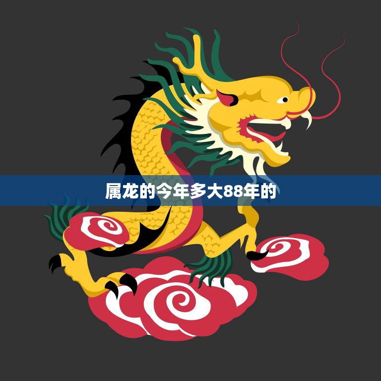 属龙的今年多大88年的(如何预测你的命运)