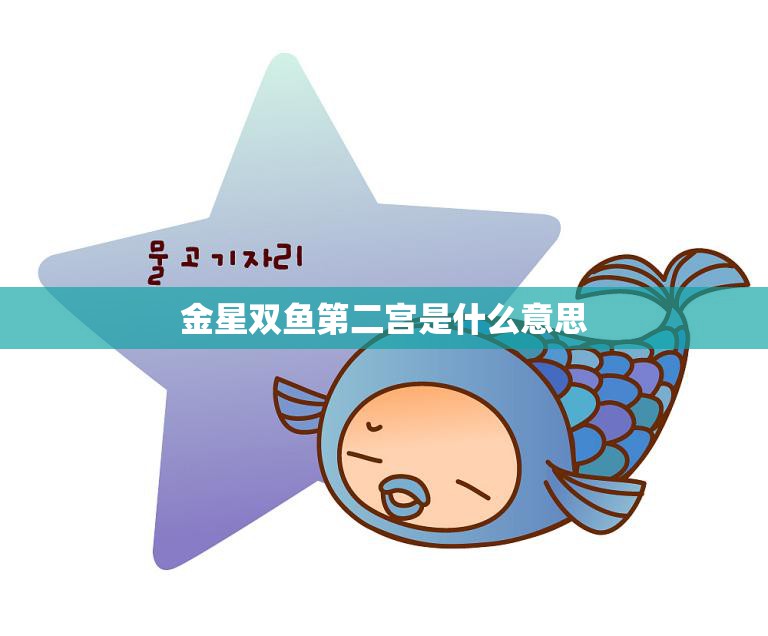 金星双鱼第二宫是什么意思(解读你的财富与价值观)