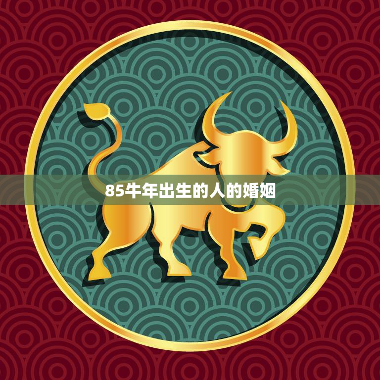 85牛年出生的人的婚姻(如何避免婚姻危机)