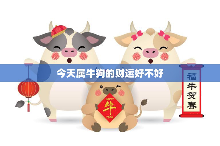 今天属牛狗的财运好不好(财富运势如何)