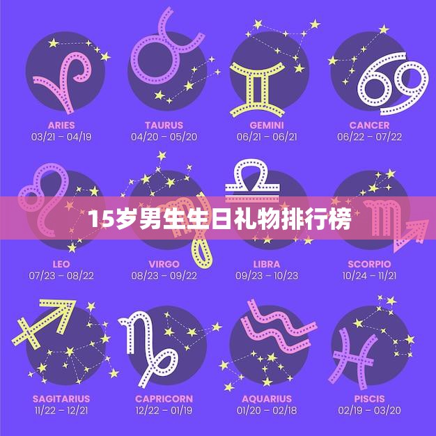 15岁男生生日礼物排行榜(最佳选择)