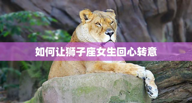 如何让狮子座女生回心转意(成功的秘诀)