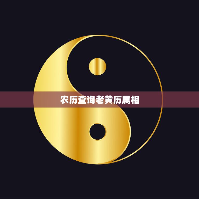 农历查询老黄历属相(了解中国传统文化)