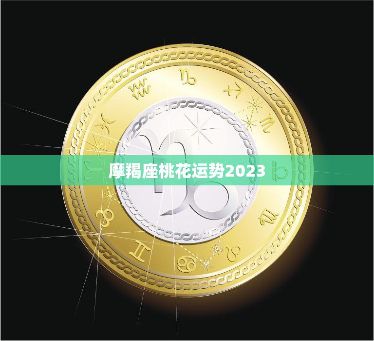 摩羯座桃花运势2023(爱情星光熠熠桃花盛开之年)