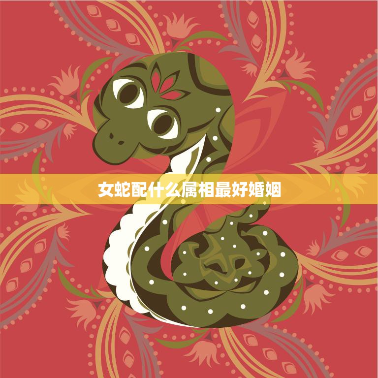女蛇配什么属相最好婚姻(如何选择最佳配偶)