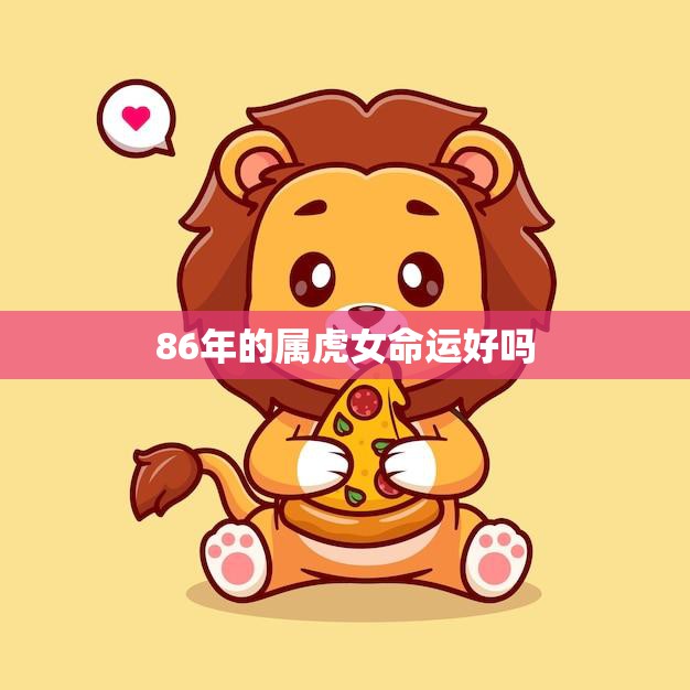 86年的属虎女命运好吗(探究运势如何)