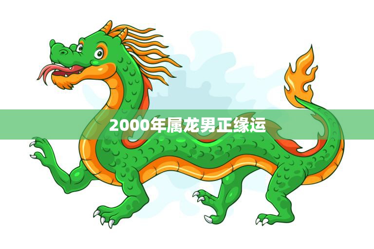 2000年属龙男正缘运(如何在爱情中幸福)