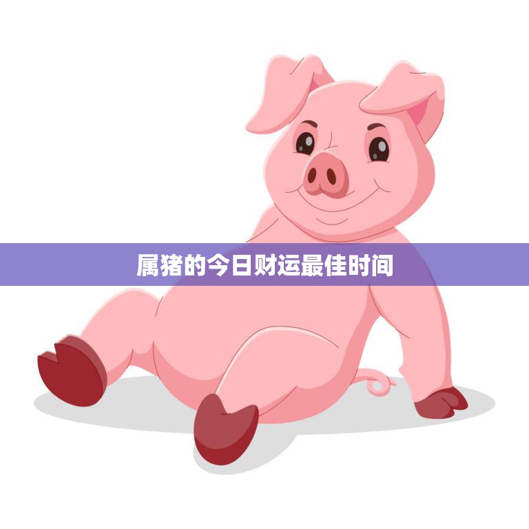 属猪的今日财运最佳时间(把握黄金时刻财富滚滚来)