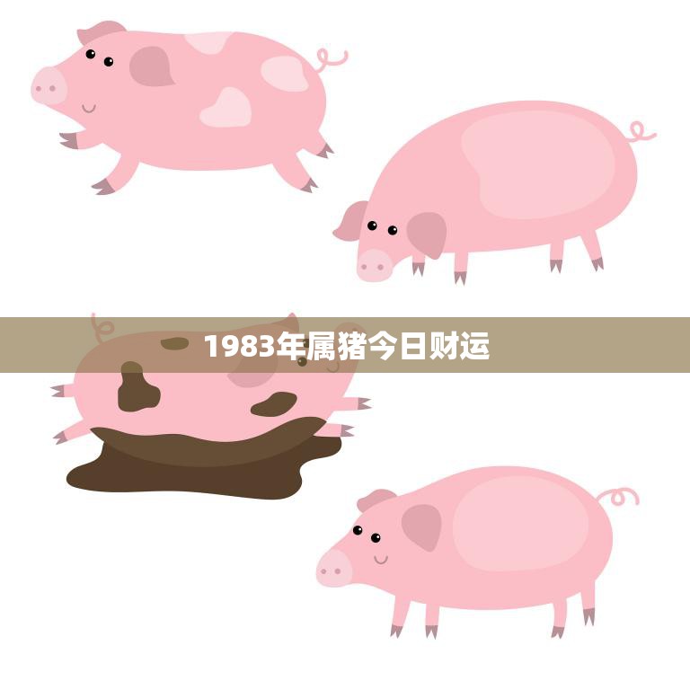 1983年属猪今日财运(财运亨通财源滚滚来)