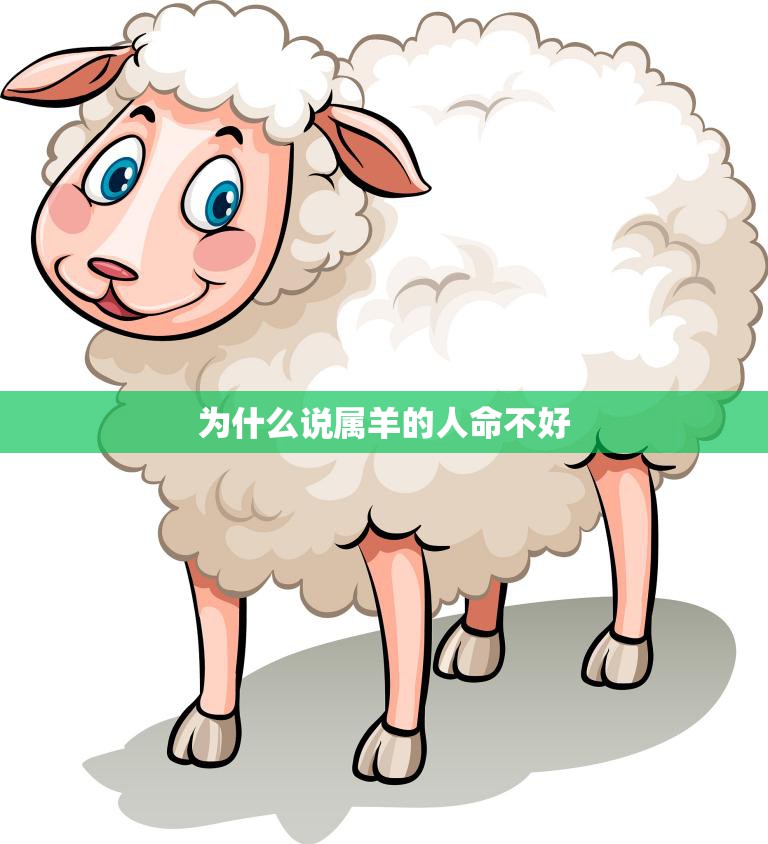 为什么说属羊的人命不好(探究羊年生肖的命运)