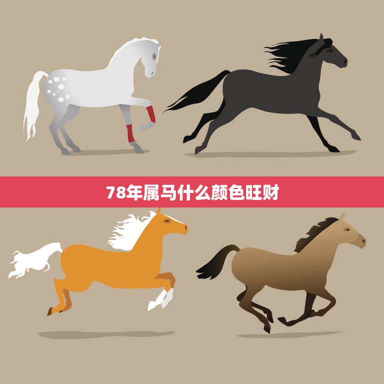 78年属马什么颜色旺财(解析马年出生的人应该穿什么颜色)