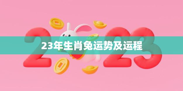 23年生肖兔运势及运程(兔子的好运继续财富和事业都有所提升)