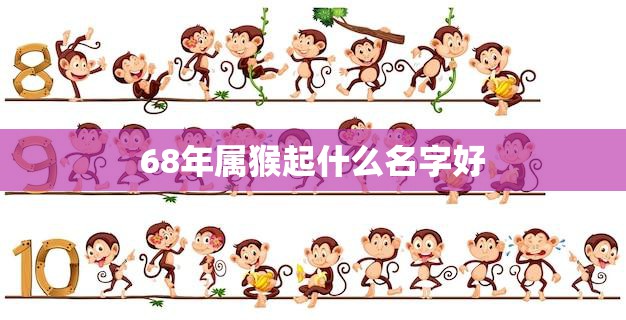 68年属猴起什么名字好(如何为你的孩子选择一个吉祥的名字)