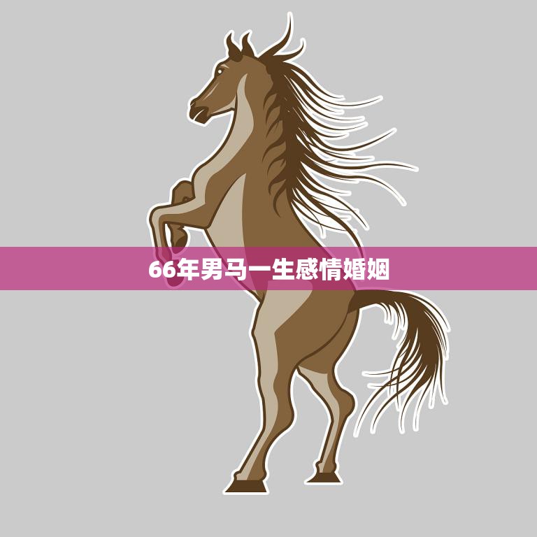 66年男马一生感情婚姻(如何避免婚姻危机)