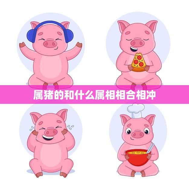 属猪的和什么属相相合相冲(如何避免犯桃花、财运不佳)