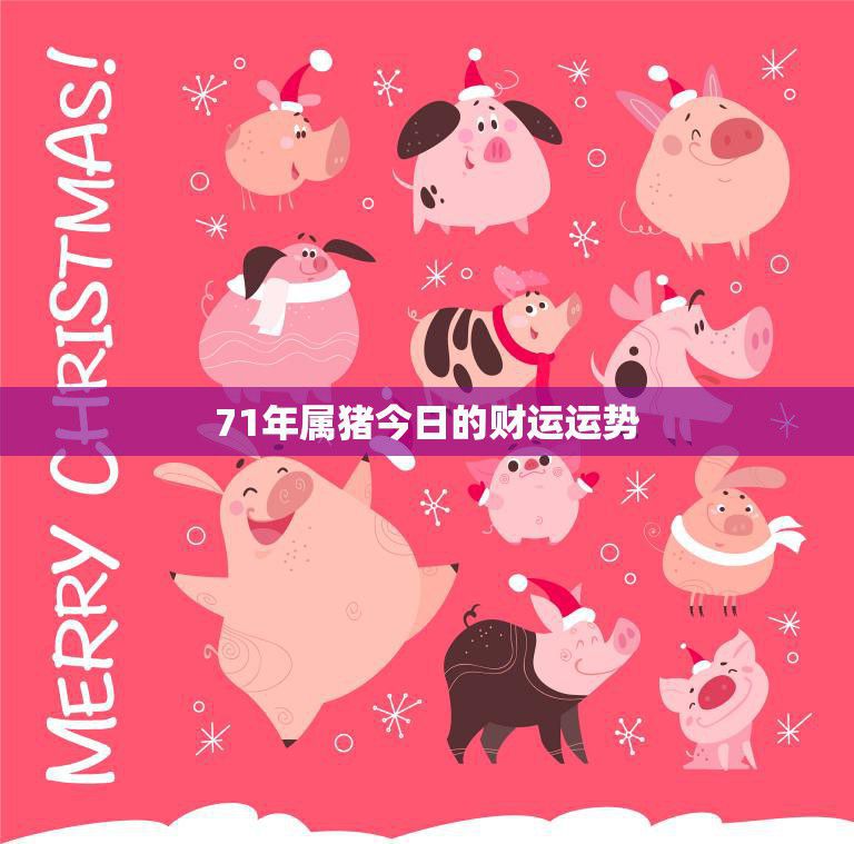 71年属猪今日的财运运势(财运亨通收入稳步增长)