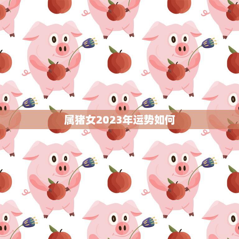 属猪女2023年运势如何(猪女子迎来新的机遇和挑战)