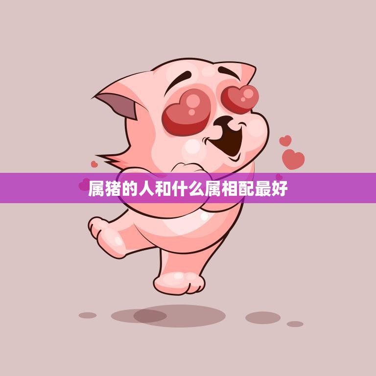 属猪的人和什么属相配最好(最佳配对指南)