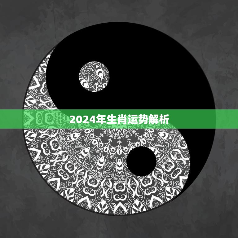 2024年生肖运势解析(十二生肖2024年运势大揭秘)