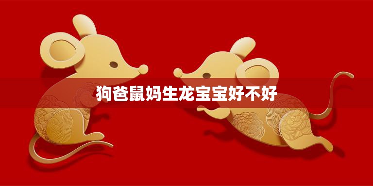 狗爸鼠妈生龙宝宝好不好(探究异种生育的奇妙之处)