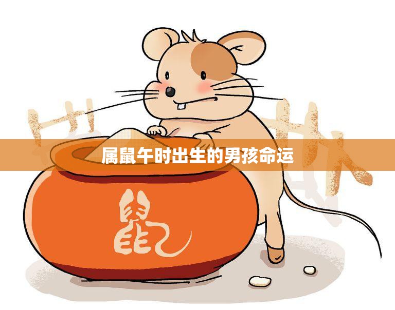 属鼠午时出生的男孩命运(如何预测)
