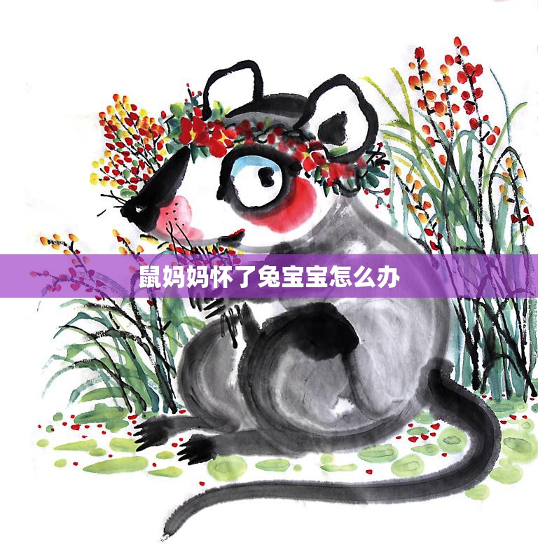 鼠妈妈怀了兔宝宝怎么办(应该让它们自然生长还是寻求帮助)