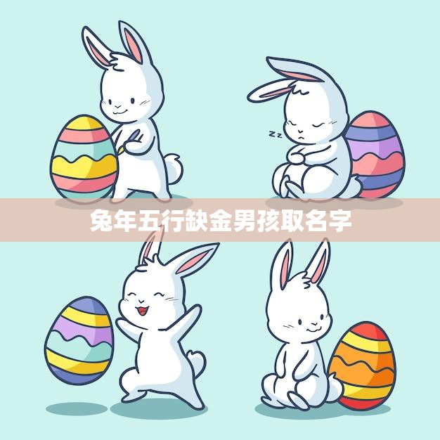 兔年五行缺金男孩取名字(如何选取适合的名字)