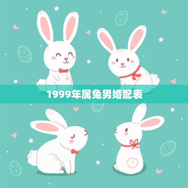 1999年属兔男婚配表(如何选择最佳伴侣)