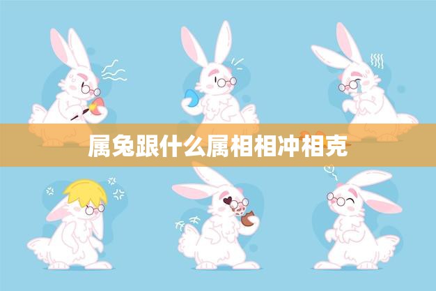 属兔跟什么属相相冲相克(解析十二生肖相冲相克)