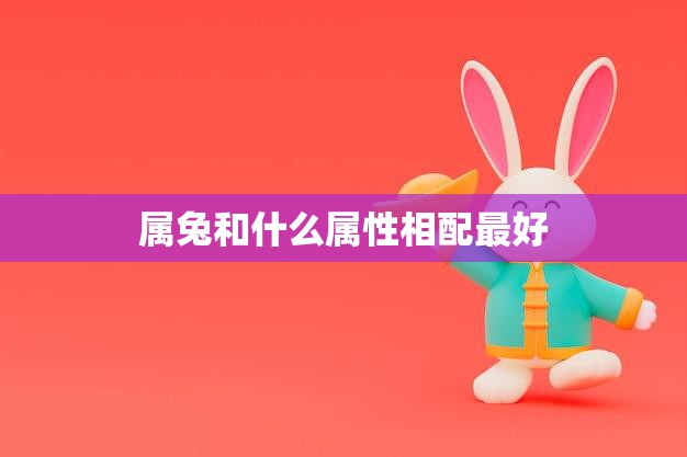 属兔和什么属性相配最好(如何选择最佳配偶)