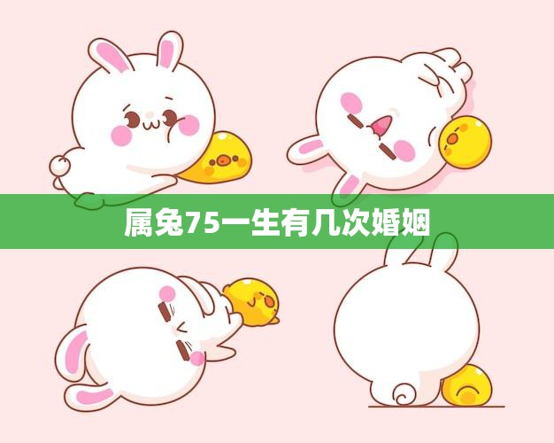 属兔75一生有几次婚姻(多婚还是一生一伴)