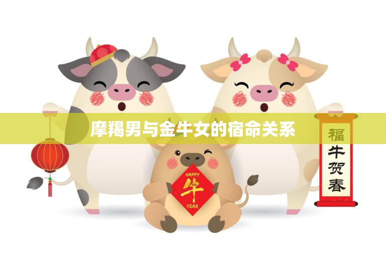 摩羯男与金牛女的宿命关系(天生一对)