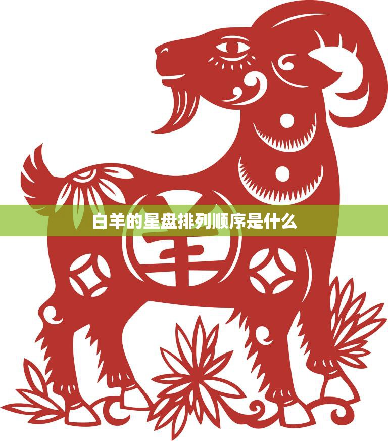 白羊的星盘排列顺序是什么(如何解读白羊座的星盘)
