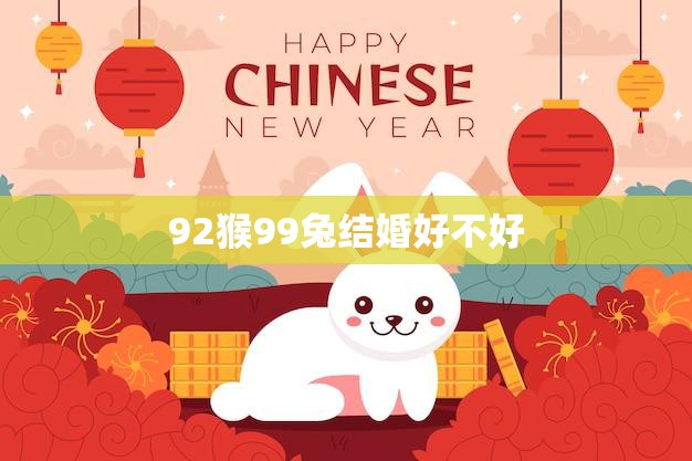 92猴99兔结婚好不好(十二生肖的爱情奇遇)