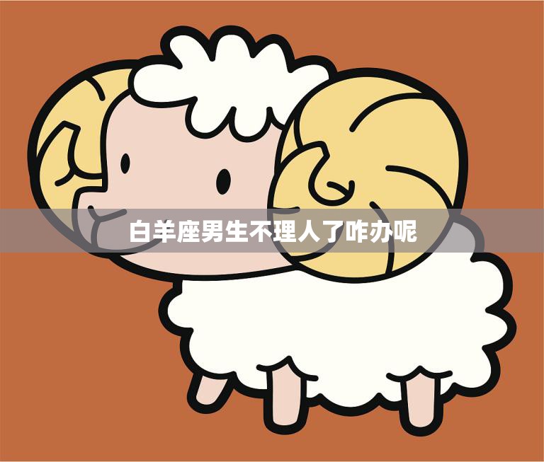 白羊座男生不理人了咋办呢(如何让他重新关注你)