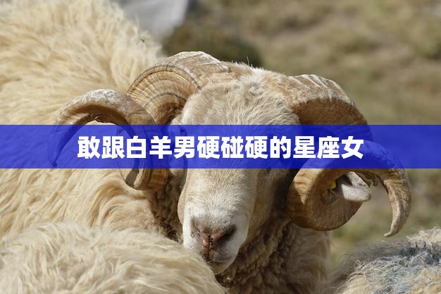 敢跟白羊男硬碰硬的星座女(星座界的女强人)
