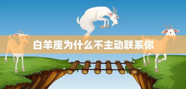 白羊座为什么不主动联系你(探究是性格使然还是对你没兴趣)
