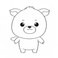 十二生肖简笔画圆圆的 萌萌的