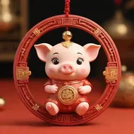 2025冲太岁属猪怎么化解，属猪人2025年佩戴什么